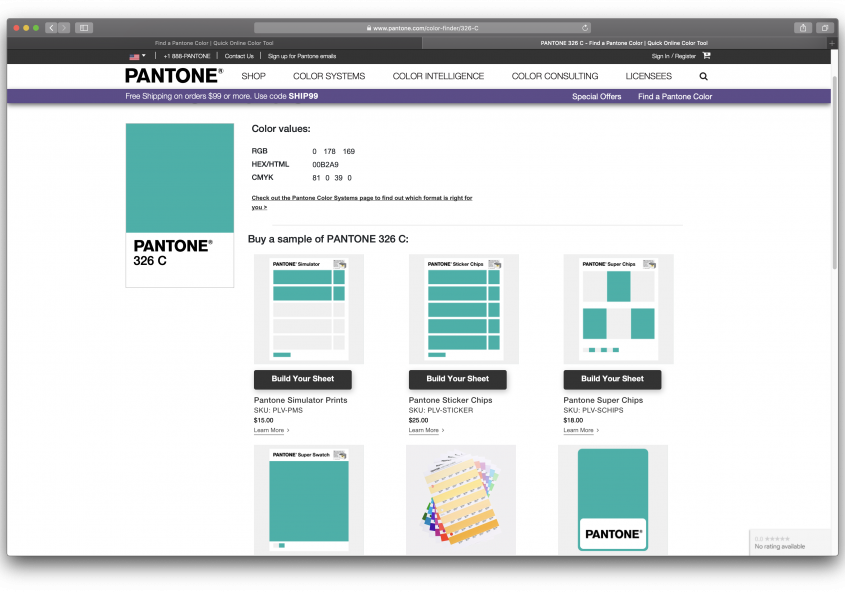 Pantone Color Finder