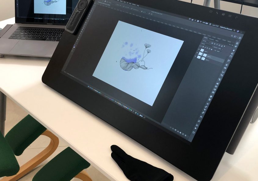 Wacom Ergo Stand e MacBook Pro